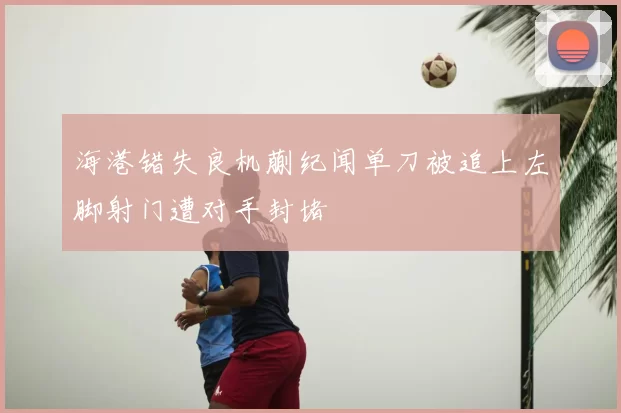 海港错失良机蒯纪闻单刀被追上左脚射门遭对手封堵
