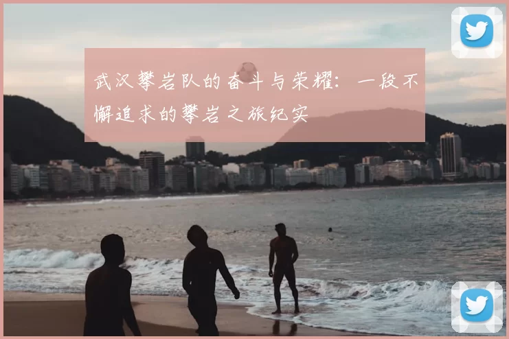 武汉攀岩队的奋斗与荣耀：一段不懈追求的攀岩之旅纪实