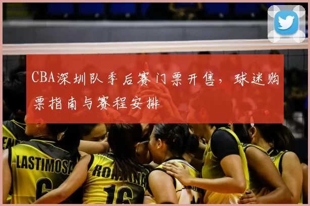 CBA深圳队季后赛门票开售，球迷购票指南与赛程安排
