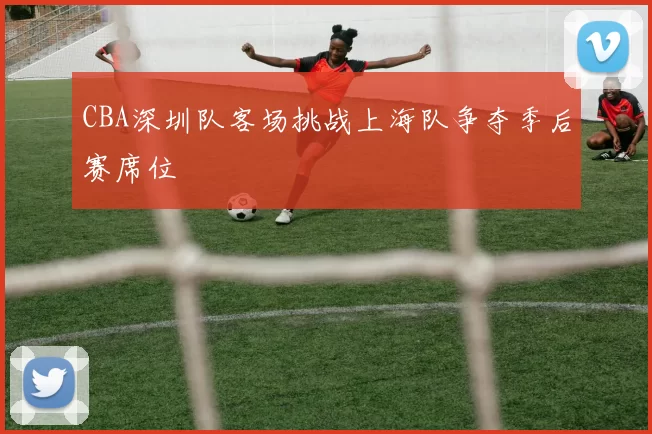 CBA深圳队客场挑战上海队争夺季后赛席位