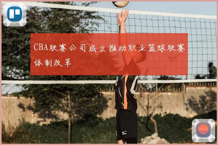 CBA联赛公司成立推动职业篮球联赛体制改革